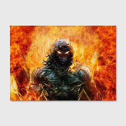 Холст прямоугольный Disturbed: Monster Flame, цвет: 3D-принт — фото 2