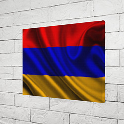 Холст прямоугольный Флаг Армения, цвет: 3D-принт — фото 2