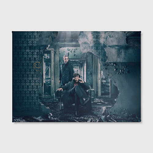 Картина прямоугольная Шерлок и Ватсон / 3D-принт – фото 2