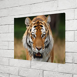 Холст прямоугольный Рык тигра, цвет: 3D-принт — фото 2