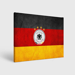 Холст прямоугольный Сборная Германии, цвет: 3D-принт