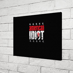 Холст прямоугольный Green Day: American idiot, цвет: 3D-принт — фото 2