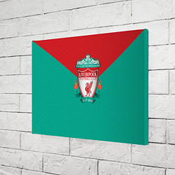 Холст прямоугольный Liverpool: Green style, цвет: 3D-принт — фото 2