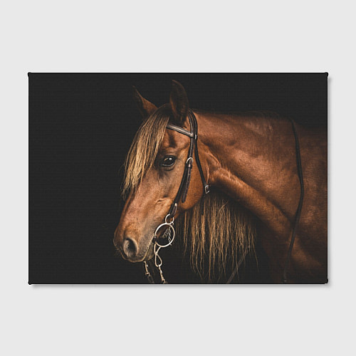 Картина прямоугольная Взгляд коня / 3D-принт – фото 2
