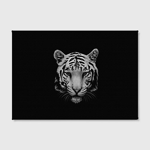 Картина прямоугольная Серый тигр / 3D-принт – фото 2
