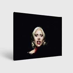 Холст прямоугольный Леди Гага, цвет: 3D-принт