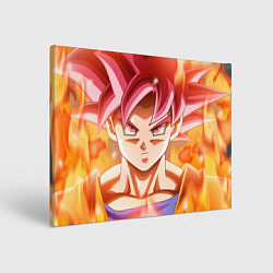 Холст прямоугольный DBZ: Super Goku, цвет: 3D-принт