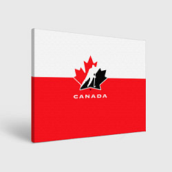 Холст прямоугольный Canada Team, цвет: 3D-принт