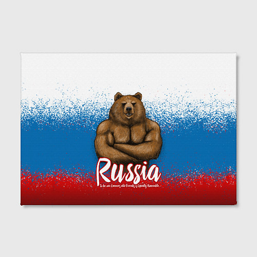 Картина прямоугольная Russian Bear / 3D-принт – фото 2