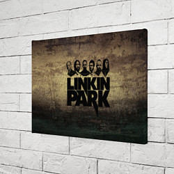 Холст прямоугольный Linkin Park Band, цвет: 3D-принт — фото 2