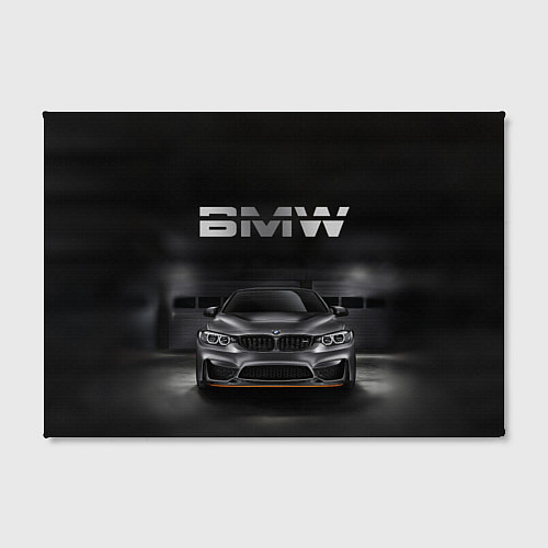 Картина прямоугольная BMW серебро / 3D-принт – фото 2