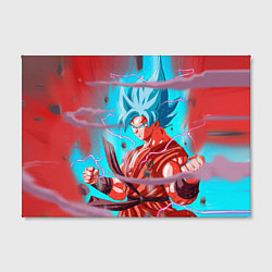 Холст прямоугольный Goku Strength, цвет: 3D-принт — фото 2