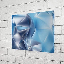 Холст прямоугольный Blue abstract, цвет: 3D-принт — фото 2