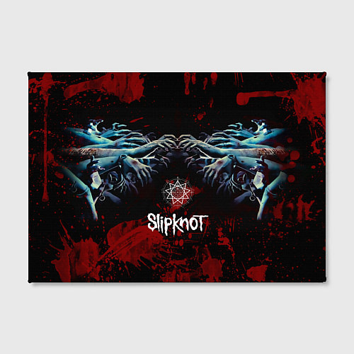 Картина прямоугольная Slipknot руки зомби / 3D-принт – фото 2