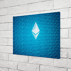 Холст прямоугольный Blue Ethereum, цвет: 3D-принт — фото 2