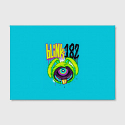 Холст прямоугольный Заяц монстр Blink-182, цвет: 3D-принт — фото 2