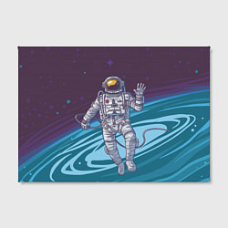 Холст прямоугольный Привет из космоса, цвет: 3D-принт — фото 2