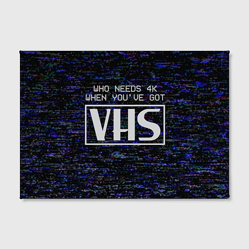 Картина прямоугольная 4K VHS / 3D-принт – фото 2