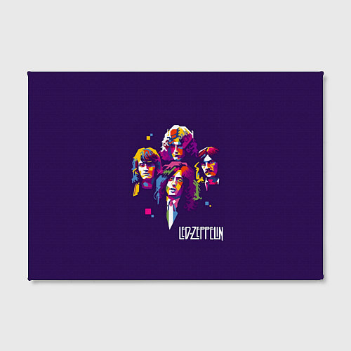 Картина прямоугольная Led Zeppelin: Violet Art / 3D-принт – фото 2