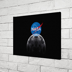 Холст прямоугольный NASA: Moon Rise, цвет: 3D-принт — фото 2