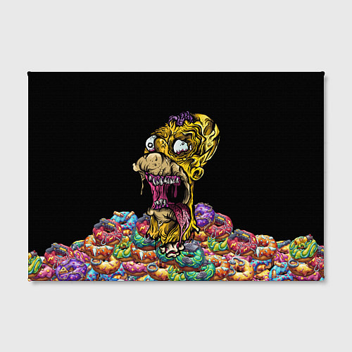 Картина прямоугольная Zombie Homer / 3D-принт – фото 2