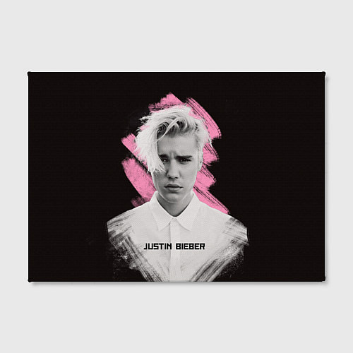 Картина прямоугольная Justin Bieber: Pink Splash / 3D-принт – фото 2