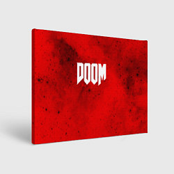 Холст прямоугольный DOOM: Marsian Blood, цвет: 3D-принт