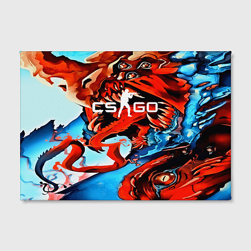 Картина прямоугольная CS:GO Beast Rage / 3D-принт – фото 2