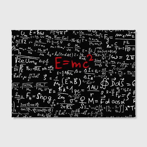 Картина прямоугольная E=mc2 / 3D-принт – фото 2