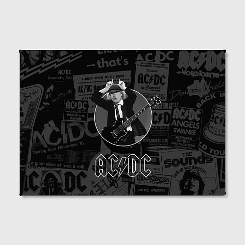 Картина прямоугольная AC/DC: Black Devil / 3D-принт – фото 2