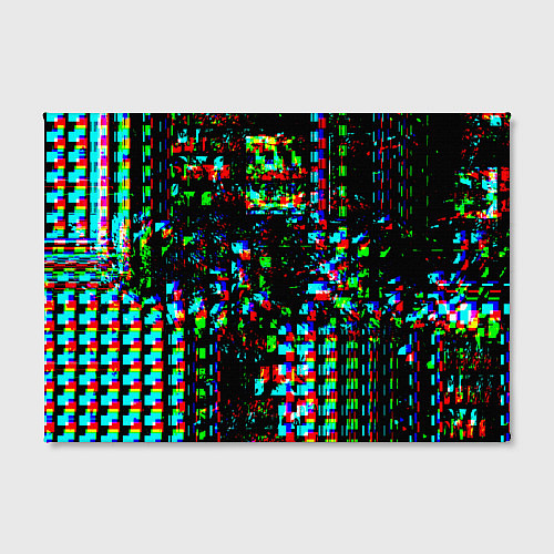 Картина прямоугольная Optical Glitch / 3D-принт – фото 2