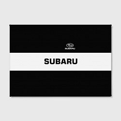 Холст прямоугольный Subaru: Black Sport, цвет: 3D-принт — фото 2