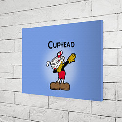 Холст прямоугольный Cuphead Dab, цвет: 3D-принт — фото 2