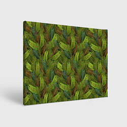 Холст прямоугольный Ветви ели, цвет: 3D-принт