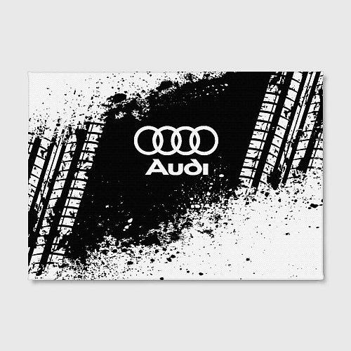 Картина прямоугольная Audi: Black Spray / 3D-принт – фото 2