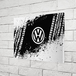Холст прямоугольный Volkswagen: Black Spray, цвет: 3D-принт — фото 2