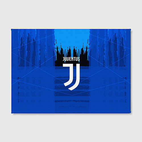 Картина прямоугольная FC Juventus: Blue Abstract / 3D-принт – фото 2