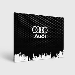 Холст прямоугольный Audi: Black Side, цвет: 3D-принт
