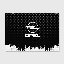 Холст прямоугольный Opel: Black Side, цвет: 3D-принт — фото 2