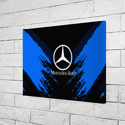 Холст прямоугольный Mercedes-Benz: Blue Anger, цвет: 3D-принт — фото 2