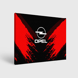 Холст прямоугольный Opel: Red Anger, цвет: 3D-принт
