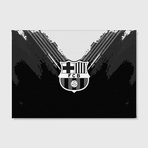 Картина прямоугольная FC Barcelona: Black Style / 3D-принт – фото 2