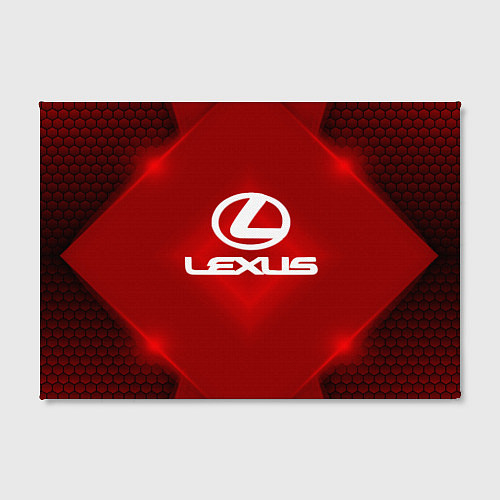 Картина прямоугольная Lexus: Red Light / 3D-принт – фото 2