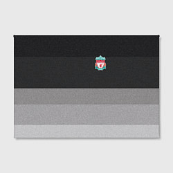 Холст прямоугольный ФК Ливерпуль: Серый стиль, цвет: 3D-принт — фото 2