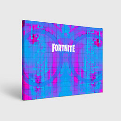 Холст прямоугольный Fortnite: Acid Neon, цвет: 3D-принт