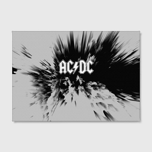 Картина прямоугольная AC/DC: Grey & Black / 3D-принт – фото 2