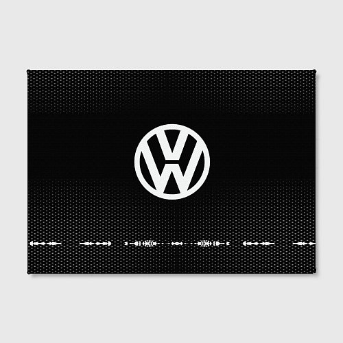 Картина прямоугольная Volkswagen: Black Abstract / 3D-принт – фото 2