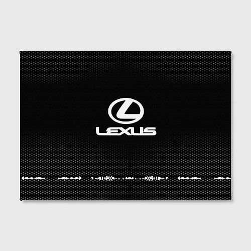 Картина прямоугольная Lexus: Black Abstract / 3D-принт – фото 2