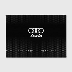 Холст прямоугольный Audi: Black Abstract, цвет: 3D-принт — фото 2
