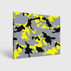 Картина прямоугольная Yellow & Grey Camouflage